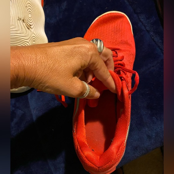 Red Nikes. Men’s size 12.5. Gently used. - Picture 5 of 7